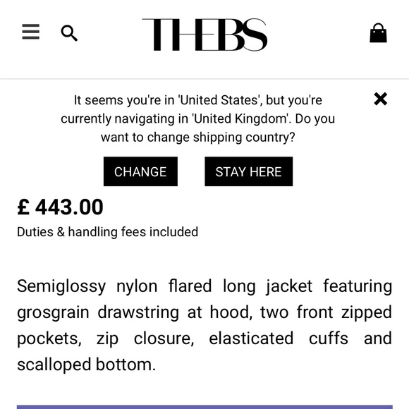 NWOT RED VALENTINO NAVY BLUE SEMI GLOSSY NYLON FLARED SCALLOPED EDGE ZIP JACKET - Picture 8 of 15